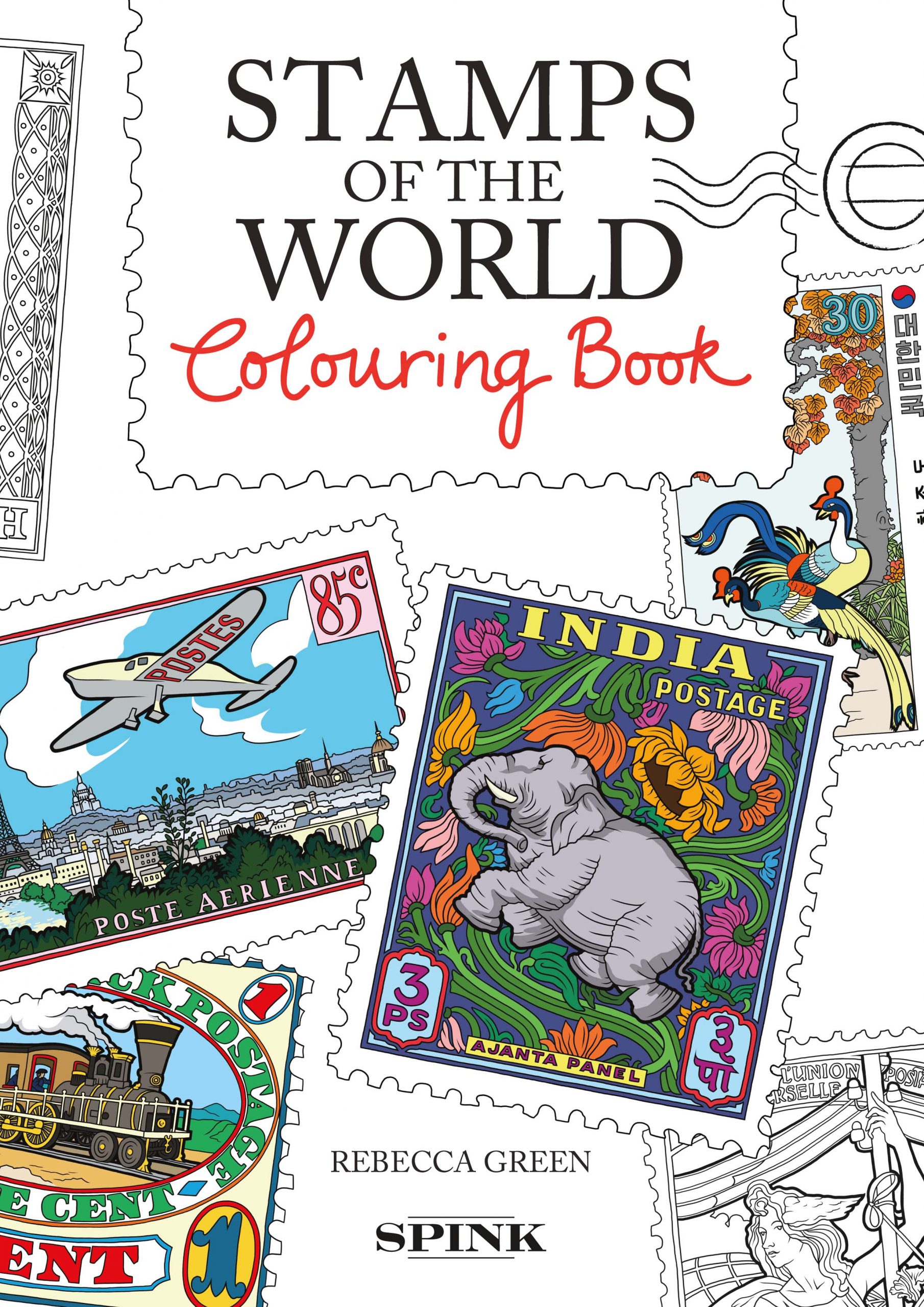 Stamps of the World Colouring Book